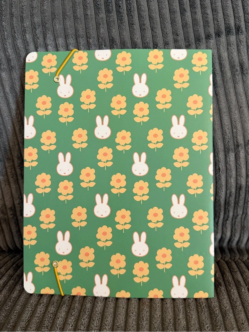 miffy 17 Month Planner — Green, Orange & Yellow Accents: Aug 2026 - Dec 2027